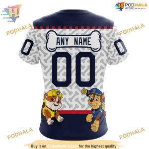Custom PawPatrol Design NHL Washington Capitals Hoodie 3D 4