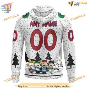 Custom Peanuts Design NHL Montreal Canadiens Hoodie 3D 2