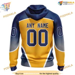 Custom Personalize New Gradient Series Concept NHL Nashville Predators Hoodie 3D 2