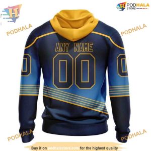 Custom Personalize New Gradient Series Concept NHL St Louis Blues Hoodie 3D 2