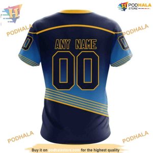 Custom Personalize New Gradient Series Concept NHL St Louis Blues Hoodie 3D 4