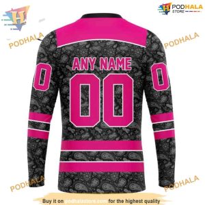 Custom Pink In The Rink Fight Breast Cancer NHL Washington Capitals Hoodie 3D 3