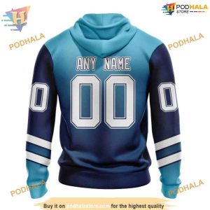Custom Retro Gradient Design NHL Pittsburgh Penguins Hoodie 3D 2