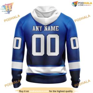 Custom Retro Gradient Design NHL Winnipeg Jets Hoodie 3D Shirt 2