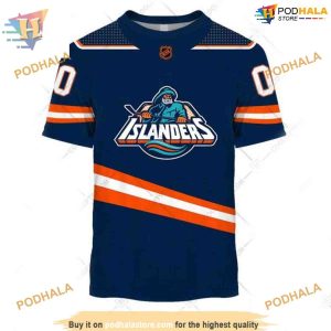 Custom Reverse Retro 2023 Style NHL New York Islanders Hoodie 3D 2