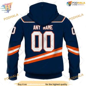 Custom Reverse Retro 2023 Style NHL New York Islanders Hoodie 3D 3