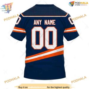 Custom Reverse Retro 2023 Style NHL New York Islanders Hoodie 3D 4