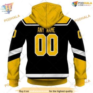 Custom Reverse Retro 2223 Style NHL Pittsburgh Penguins Hoodie 3D 3