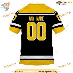Custom Reverse Retro 2223 Style NHL Pittsburgh Penguins Hoodie 3D 4
