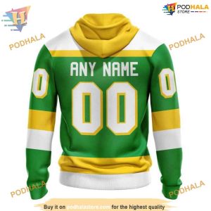 Custom Reverse Retro Kits 2023 NHL Minnesota Wild Hoodie 3D 2