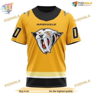 Custom Reverse Retro Kits 2023 NHL Nashville Predators Hoodie 3D 3