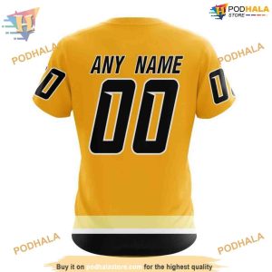 Custom Reverse Retro Kits 2023 NHL Nashville Predators Hoodie 3D 4
