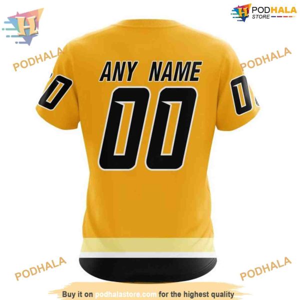Custom Reverse Retro Kits 2023 NHL Nashville Predators Hoodie 3D
