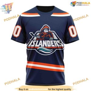 Custom Reverse Retro Kits 2023 NHL New York Islanders Hoodie 3D 3