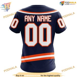Custom Reverse Retro Kits 2023 NHL New York Islanders Hoodie 3D 4