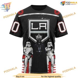 Custom Star Wars Design May The 4th Be With You NHL Los Angeles Kings Hoodie 3D 3