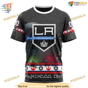 Custom Star Wars Design NHL Los Angeles Kings Hoodie 3D 3