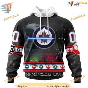 Custom Star Wars Design NHL Winnipeg Jets Hoodie 3D Shirt 1