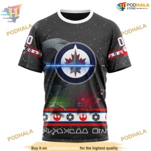 Custom Star Wars Design NHL Winnipeg Jets Hoodie 3D Shirt 3