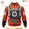 Custom Star Wars Rebel Pilot Design NHL Winnipeg Jets Hoodie 3D