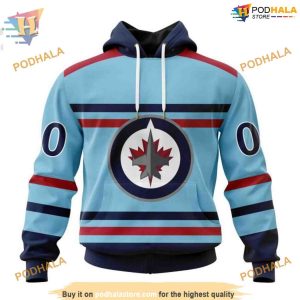 Custom The 1948 RCAF Alternate Kits NHL Winnipeg Jets Hoodie 3D 1