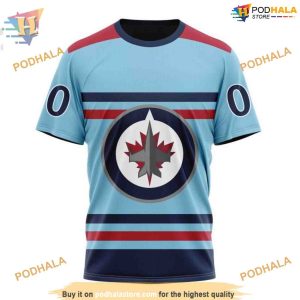 Custom The 1948 RCAF Alternate Kits NHL Winnipeg Jets Hoodie 3D 3