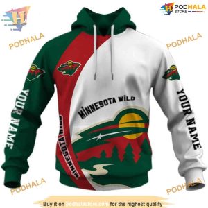 Custom You Laugh I Laugh You Cry I Cry NHL Minnesota Wild Hoodie 3D 1