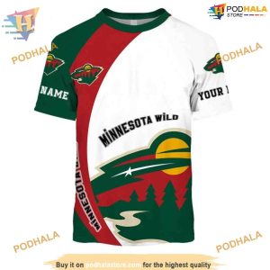 Custom You Laugh I Laugh You Cry I Cry NHL Minnesota Wild Hoodie 3D 2