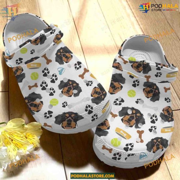 Dachshund Pattern Classic Crocs, Ideal Present for Dog Enthusiasts