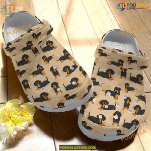 Dachshund Pattern Clog, Stylish Gifts for Weiner Dog Fans