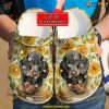 Dachshund Sunflower Design Crocs, Perfect for Weiner Dog Admirers