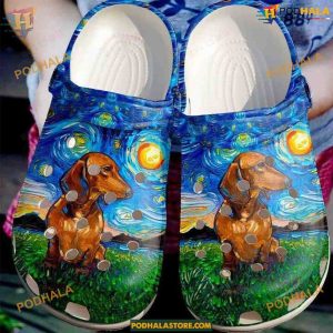 Dachshund Themed Dog Lovers’ Paradise Crocs, Walk with Pride