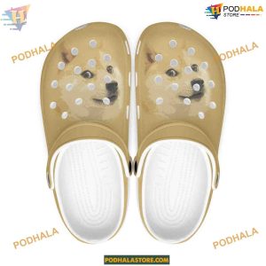 Doge Clogs for All Ages, Shiba Inu Inspired, Perfect Birthday Gift, Custom Flip Flops