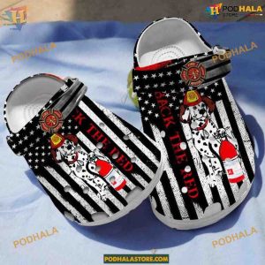 Firefighter Dalmatian Dogs Clogs, Perfect Gift for Dog Enthusiasts