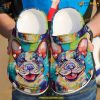 French Bull Dog Colorful Crocs, Classic Clogs Shoes, French Bulldog Gifts