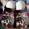French Bull Dog Merry Woofmas Crocs Crocsband Clog, Men Women Bulldog Shoes