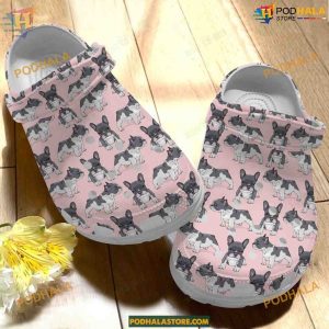 French Bulldog Frenchie Puppies Classic Clogs Shoes, French Bulldog Crocs