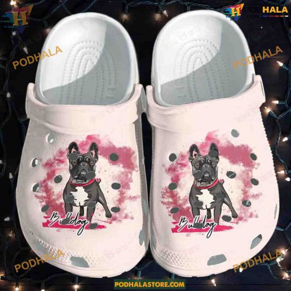 French Bulldog Funny Classic Crocs Clogs, Unique French Bulldog Shoes