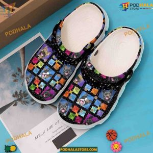 French Bulldog Happy Frenchies Comfortable Classic Clog, Water Shoes, Birthday Gift