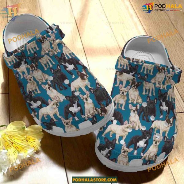 French Bulldog Lovers Rubber Clog Crocs, Unique French Bulldog Gifts