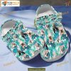French Bulldog Palm Leaf Tropical Gifts, Best for Frenchie Lovers Crocs Clog