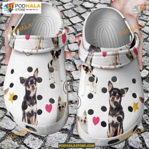'Funny Faces' Chihuahua Crocs, Lovely Gift for Dog Admirers