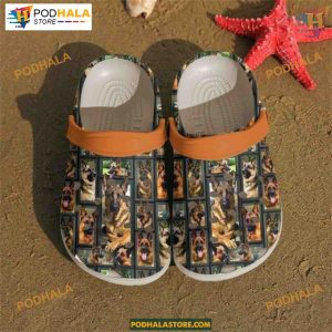 German Shepherd Pattern Clogger, Perfect Dog Family Gift Crocs Shoes