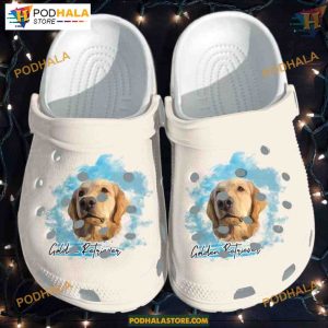 Golden Retriever Dog Cute Crocs, Birthday Gift for Daughter, Dog Lover