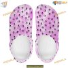 Heart Dog Nose Pink Crocs, Love-inspired Slip On Beach Clogs