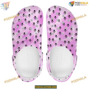 Heart Dog Nose Pink Crocs, Love-inspired Slip On Beach Clogs