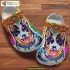 Heeler Dog Watercolor Painting Clog, Heeler Dog Lovers Gift, Artistic