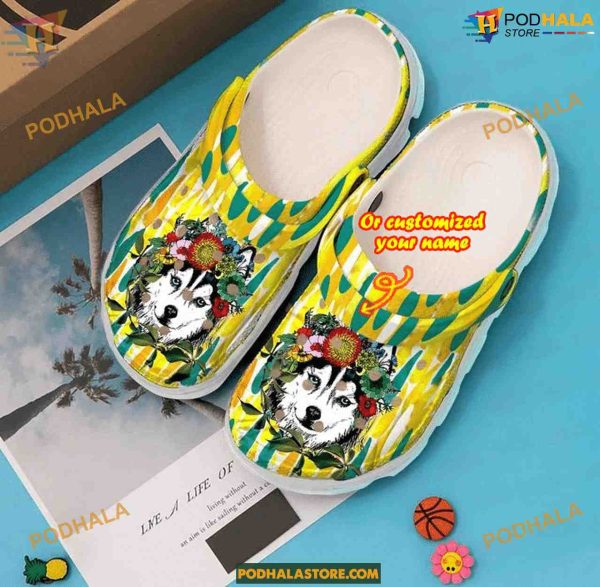 Husky Mom Dog Clog, Ideal Crocs Shoes for Dog Enthusiasts