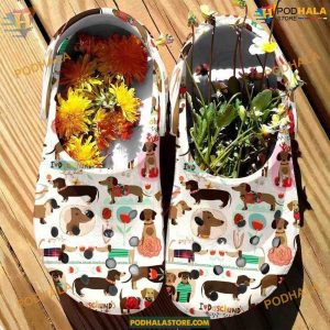I Love Dachshunds Crocs, Perfect Presents for Dachshund Devotees