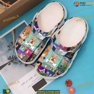 Ideal for Corgi Lovers, Classic, Comfortable Crocs Clogs